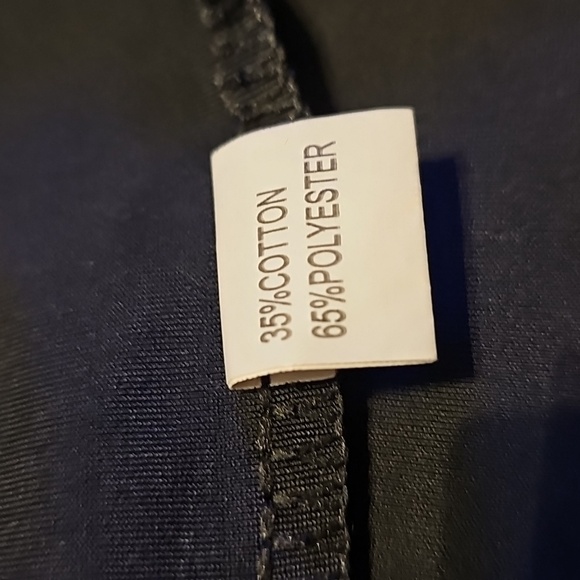 Black Leather-look Fitted Bodycon Grunge Dress Back Slit Stretchy Sexy Vamp Sz:L - Picture 7 of 9